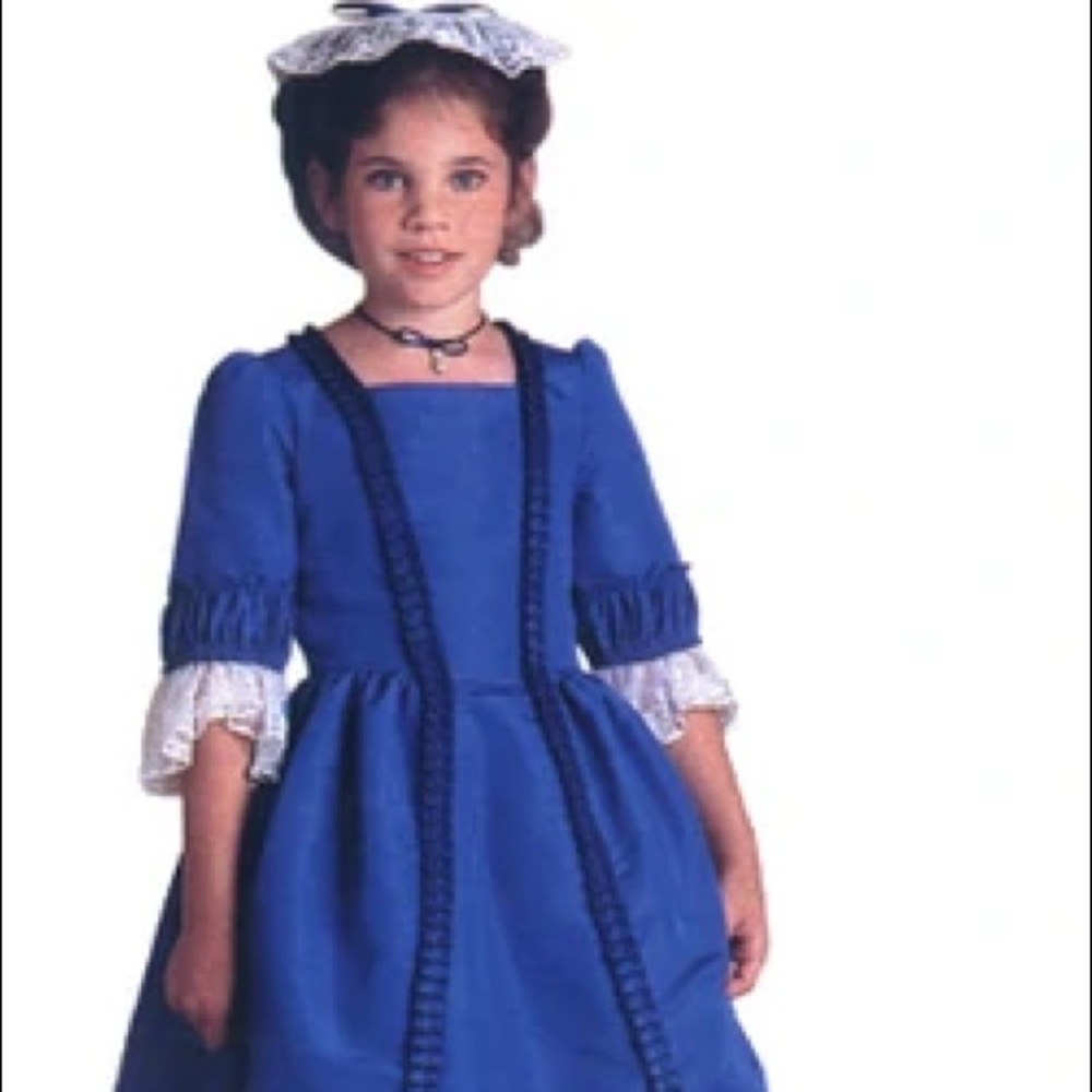american girl doll 90s pleasant company felicity christmas dress! like new!